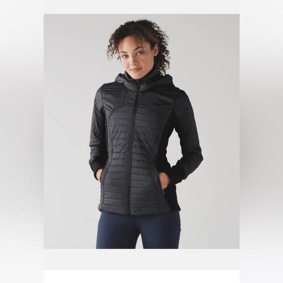 Lululemon First Mile Women's Black Quilted Jacket 6 - Picture 1 of 11